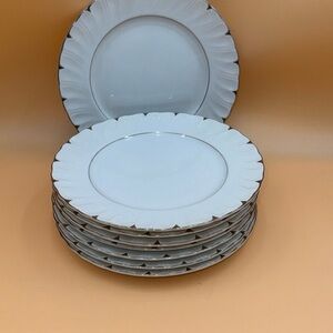 Set of 8- Vintage Salad Plates Harmony House Heirloom Fine China #3512, 7 1/2